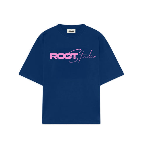 BOXY FIT - NAVY T SHIRT - CADA MOVIEMINTO CUENTA