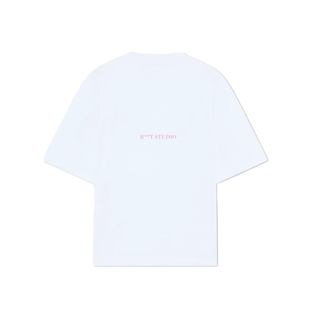 BOXY FIT - WHITE T SHIRT - CADA MOVIEMINTO CUENTA