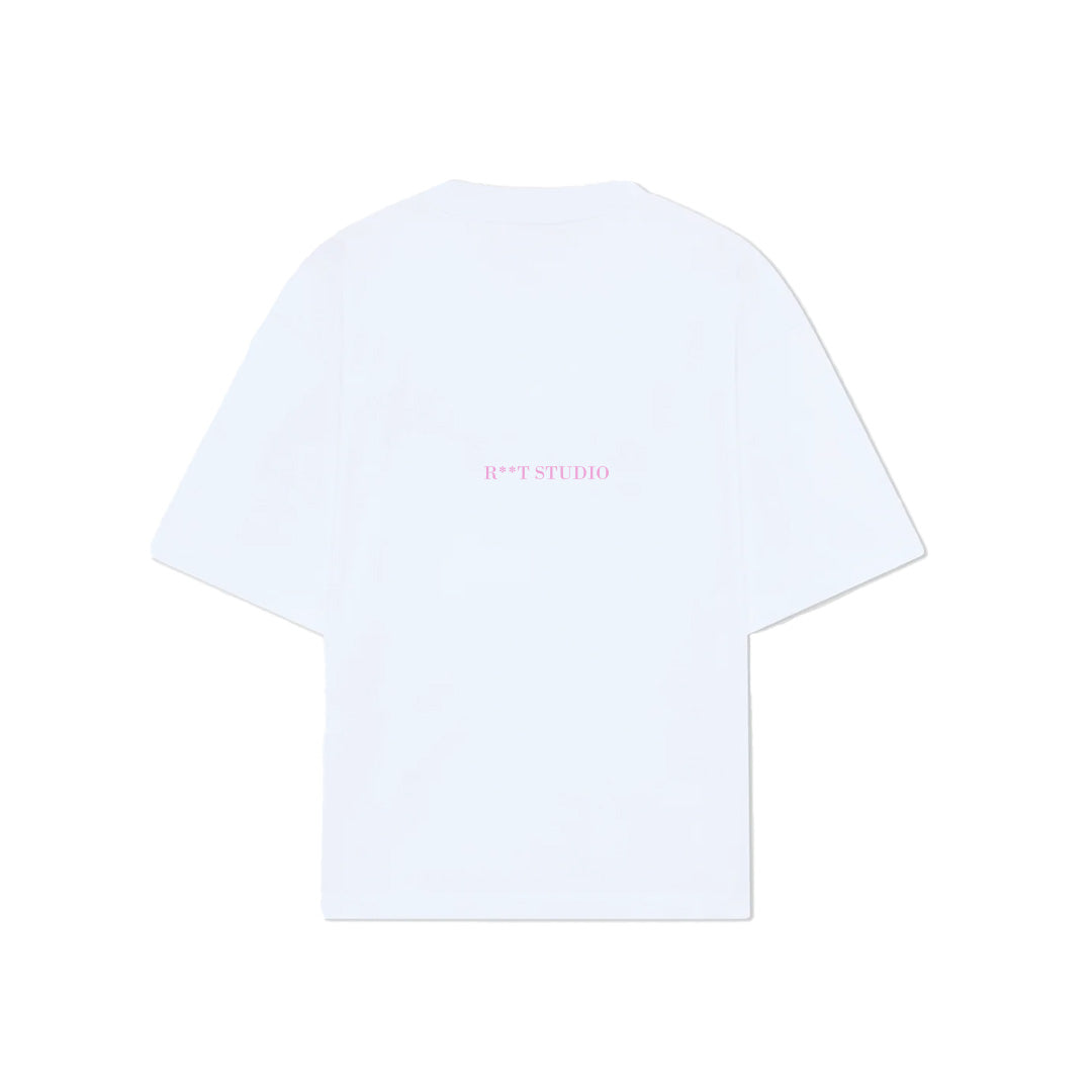 BOXY FIT - WHITE T SHIRT - CADA MOVIEMINTO CUENTA