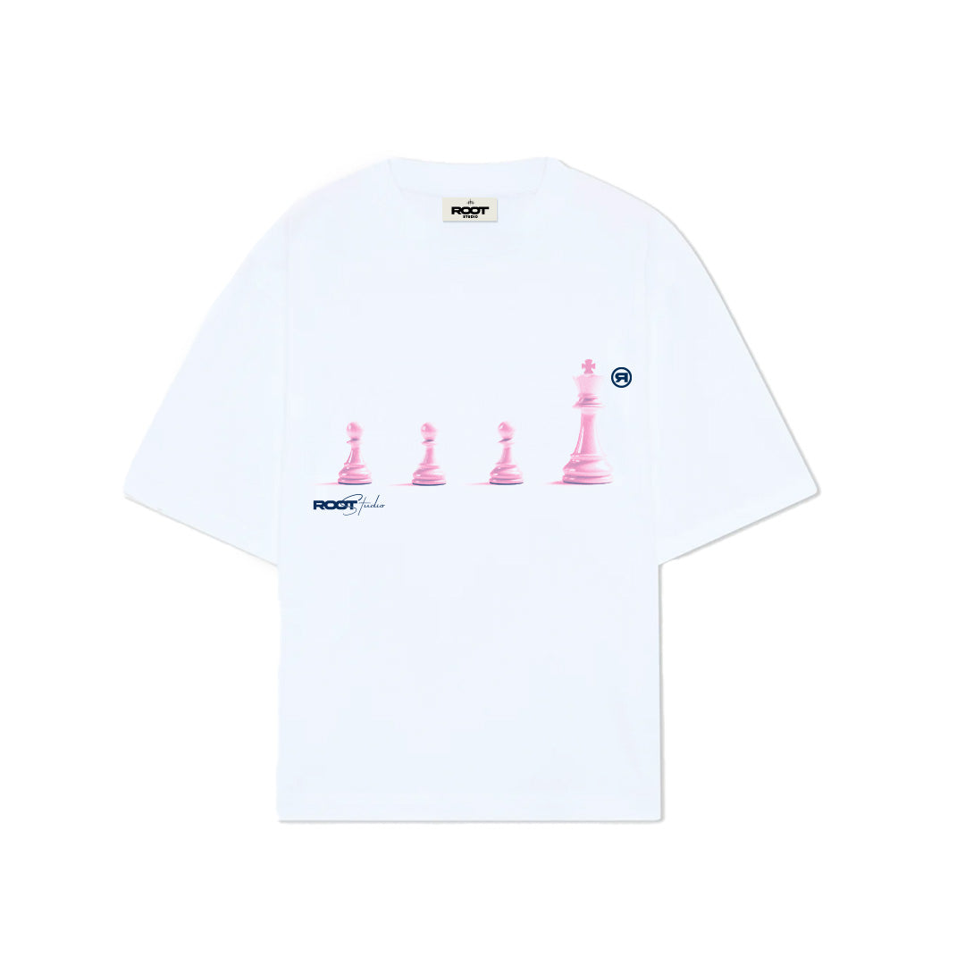 BOXY FIT - WHITE T SHIRT - CADA MOVIEMINTO CUENTA