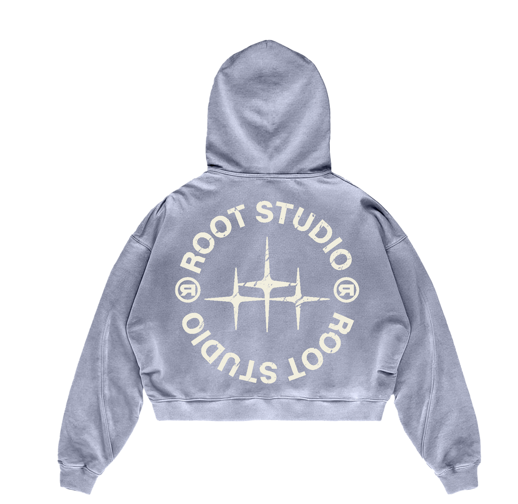 BOXY FIT HOODIE COOL GREY "DROP 001"