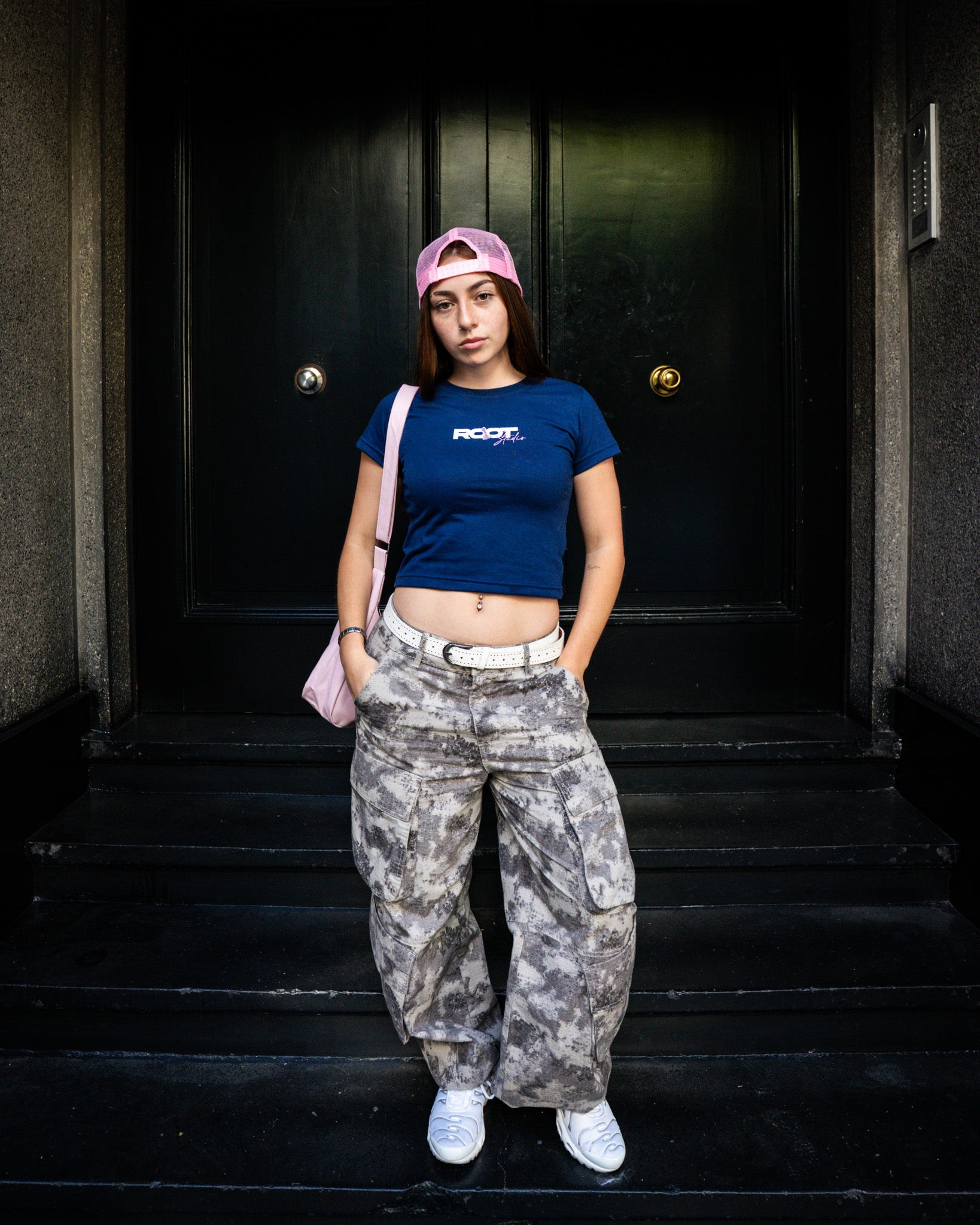 BABY TEE - NAVY SHIRT - CADA MOVIMIENTO CUENTA